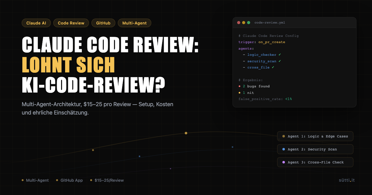 Claude Code Review: Lohnt sich KI-gestütztes Code-Review?