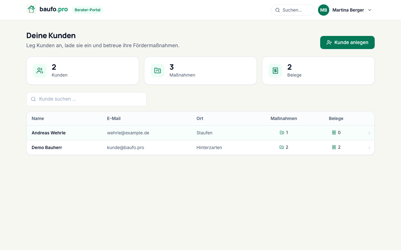 baufo.pro — Ansicht 2
