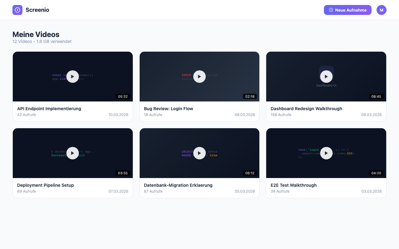 Screenio — Ansicht 5